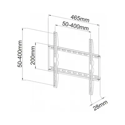 Techly ICA-PLB-162MW support pour téléviseur 139,7 cm (55") Blanc - Accessoire Affichage - visuel 3