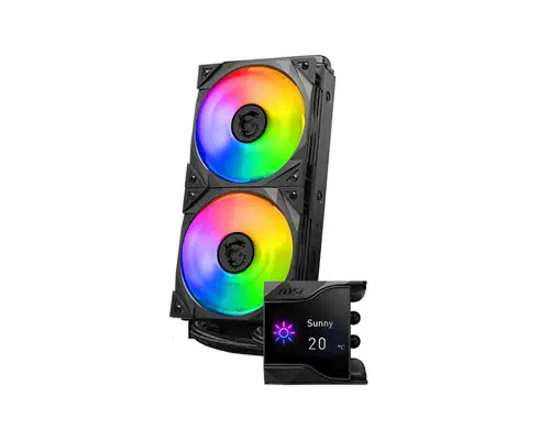 MSI MPG Coreliquid D240 Processeur Kit de refroidissement du liquide 12 cm Noir 1 pièce(s) - Refroidissement PC - visuel 4