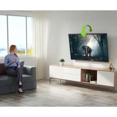 Techly ICA-PLB 148L support pour téléviseur 165,1 cm (65") Noir - Accessoire Affichage - visuel 6