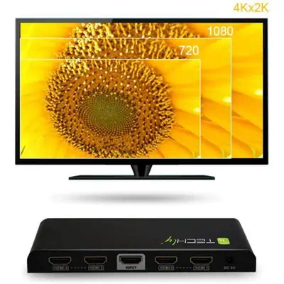 Techly IDATA HDMI-4K4 répartiteur vidéo 4x HDMI - Accessoire Affichage - visuel 8