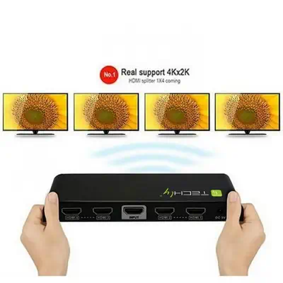Techly IDATA HDMI-4K4 répartiteur vidéo 4x HDMI - Accessoire Affichage - visuel 7