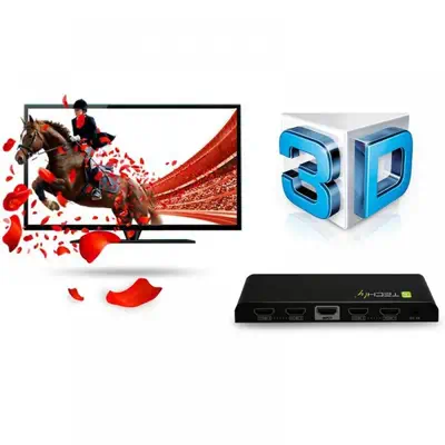 Techly IDATA HDMI-4K4 répartiteur vidéo 4x HDMI - Accessoire Affichage - visuel 5