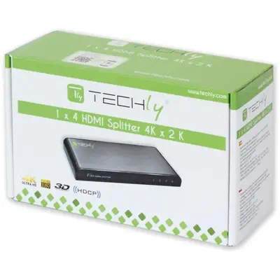 Techly IDATA HDMI-4K4 répartiteur vidéo 4x HDMI - Accessoire Affichage - visuel 2
