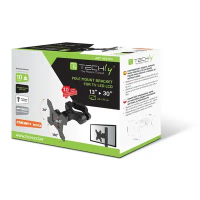Techly ICALCD100BK Bureau Noir - Accessoire Moniteur - visuel 2