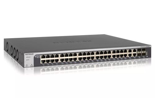 Revendeur officiel Switchs et Hubs NETGEAR 48-Port 10-Gigabit Smart Managed Switch, 4 Combo-SFP+-Ports