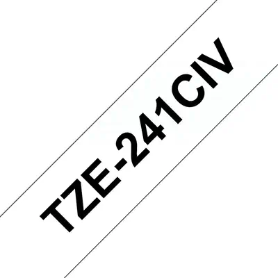 Brother TZE-241CIV ruban d'étiquette TZ - Ruban - visuel 1