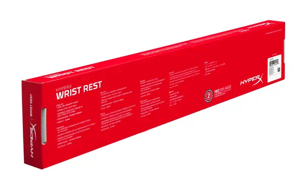 HyperX HX-WR repose-poignet Gel, Mémoire de forme, Caoutchouc Noir - Produit ergonomique - visuel 8
