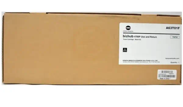 Konica Minolta A63T01H Cartouche de toner 1 pièce(s) Original Noir - Toner - visuel 1