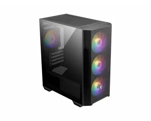 MSI MAG Forge M100R Micro Tower Noir, Transparent - Boitier - visuel 2