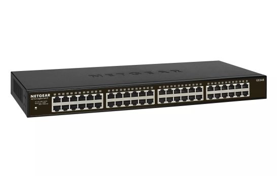 Vente NETGEAR GS348 48-Port Gigabit Ethernet Unmanaged Switch Rackmount NETGEAR au meilleur prix - visuel 2