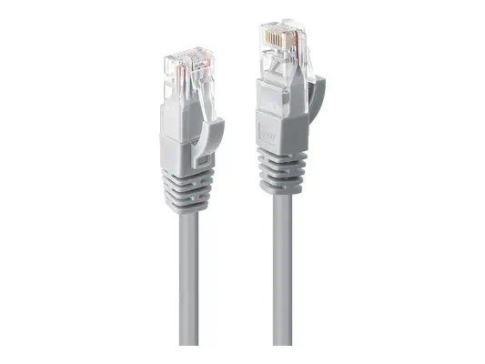 LINDY Cat.6 UTP Cable Grey 2m - Lindy - Câble RJ et Fibre optique - visuel 3