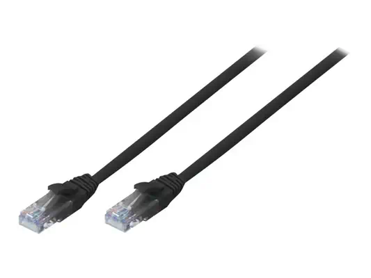 LINDY Cat.6 U/UTP Cable Black 0.3m - Lindy - Câble RJ et Fibre optique - visuel 2