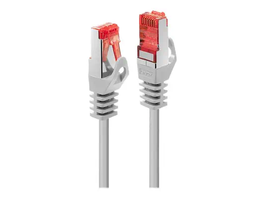 LINDY Basic Cat.6 S/FTP Cable Grey 3m Patch Cable - Lindy - Câble RJ et Fibre optique - visuel 1