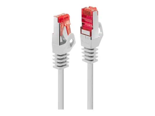 LINDY Basic Cat.6 S/FTP Cable White 2m Patch Cable - Lindy - Câble RJ et Fibre optique - visuel 1