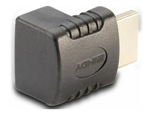 LINDY HDMI Adapter 90 degree down 90 degree angled Male Female - Lindy - Câble divers - visuel 5