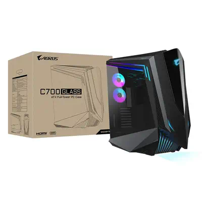AORUS C700 GLASS Boîtier PC – Grand tour, prend en charge jusqu'à E-ATX & radiateurs de 420 mm, 5 ve - Gigabyte - Boitier - visuel 10