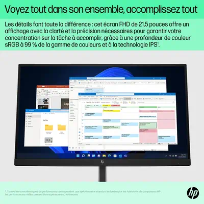 HP E-Series Écran FHD E22 G5 - Ecran Ordinateur - visuel 9