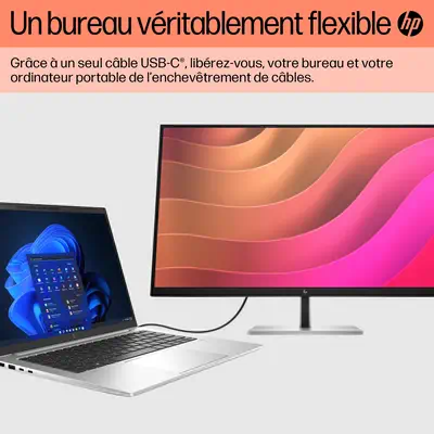 Écran USB-C 4K HP E32k G5 - Ecran Ordinateur - visuel 8