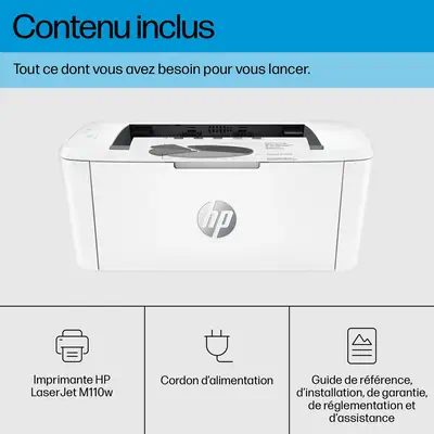 HP LaserJet M110w Sans fil Noir et blanc Imprimante - Imprimante Laser - visuel 4