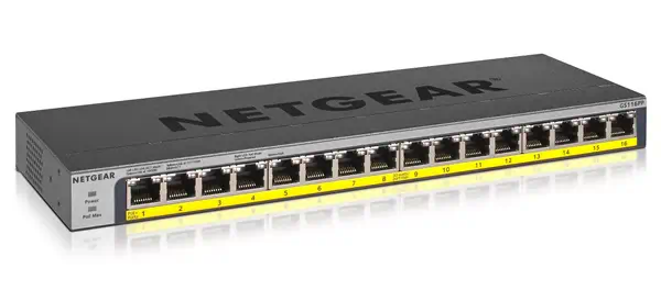 NETGEAR GS116PP Non-géré Gigabit Ethernet (10/100/1000) Connexion Ethernet, supportant l'alimentatio - Netgear - Switchs et Hubs - visuel 1