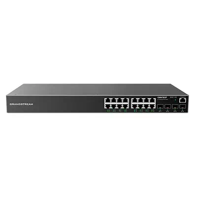 Grandstream Networks GWN7802 commutateur réseau Géré L2+ Gigabit Ethernet (10/100/1000) Noir - Switchs et Hubs - visuel 1