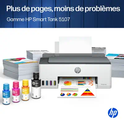 Smart Tank 5107 Sans fil All-in-One Couleur Imprimante, Copieur, Scanner - HP - Impression - visuel 6