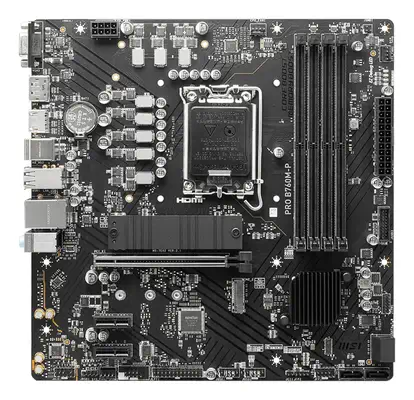 MSI PRO B760M-P carte mère Intel B760 LGA 1700 micro ATX - Carte mère - visuel 2
