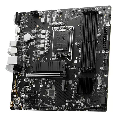 MSI PRO B760M-P carte mère Intel B760 LGA 1700 micro ATX - Carte mère - visuel 3