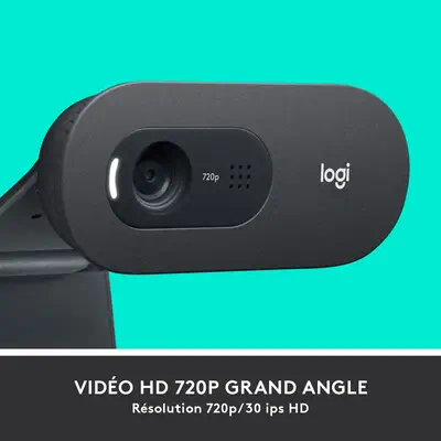 Logitech 960-001363 webcam 1280 x 720 pixels USB Graphite - Webcam - visuel 2