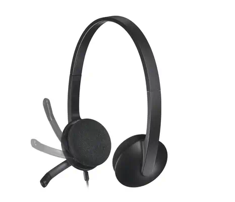 Logitech 981-000507 casque Avec fil Arceau Bureau/Centre d'appels Noir - Casque Micro - visuel 3