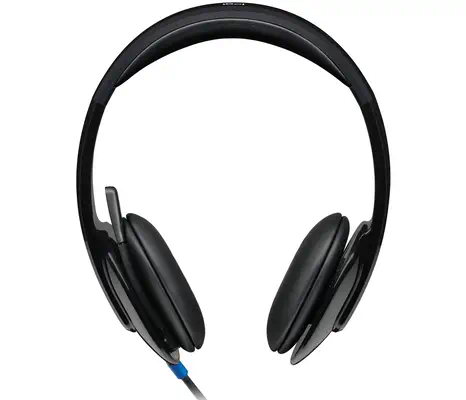 Logitech 981-000510 casque Avec fil Arceau Bureau/Centre d'appels Noir - Casque Micro - visuel 3