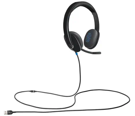 Logitech 981-000510 casque Avec fil Arceau Bureau/Centre d'appels Noir - Casque Micro - visuel 4