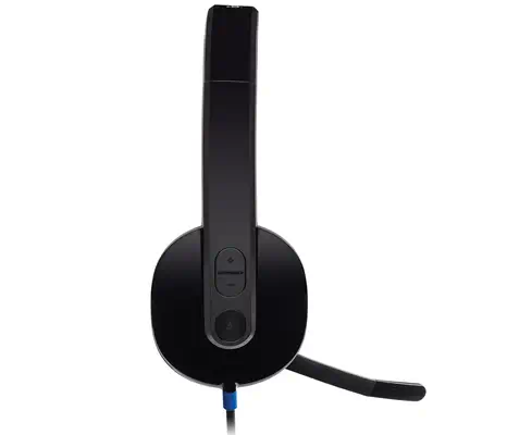 Logitech 981-000510 casque Avec fil Arceau Bureau/Centre d'appels Noir - Casque Micro - visuel 1
