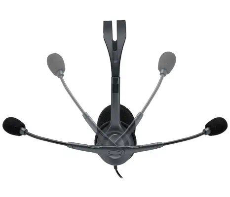 Logitech 981-000612 casque Avec fil Arceau Bureau/Centre d'appels Noir - Casque Micro - visuel 1