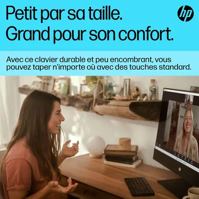 Clavier Bluetooth multi-périphériques compact HP 350 - visuel 9