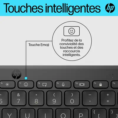 Clavier Bluetooth multi-périphériques compact HP 350 - visuel 6