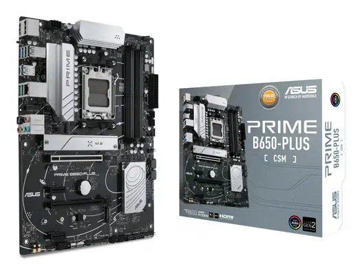ASUS PRIME B650-PLUS-CSM AMD B650 Emplacement AM5 ATX - Asus - Carte mère - visuel 1