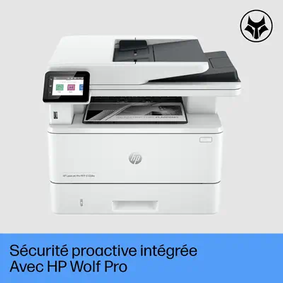 LaserJet Pro 4102dw Sans fil Multifunction Noir et blanc Imprimante, Copieur, Scanner; Recto verso - HP - Impression - visuel 3