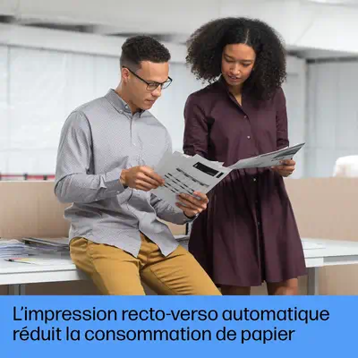 LaserJet Pro 4102fdn Multifunction Noir et blanc Imprimante, Ethernet uniquement; Copieur, Scanner - HP - Impression - visuel 3
