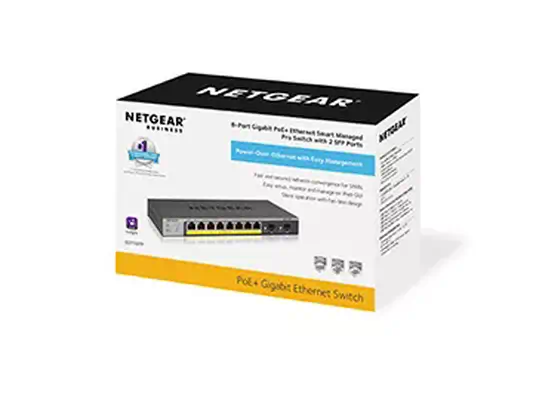 NETGEAR GS110TP Géré L2/L3/L4 Gigabit Ethernet (10/100/1000) Connexion Ethernet, supportant l'alimen - Netgear - Switchs et Hubs - visuel 4
