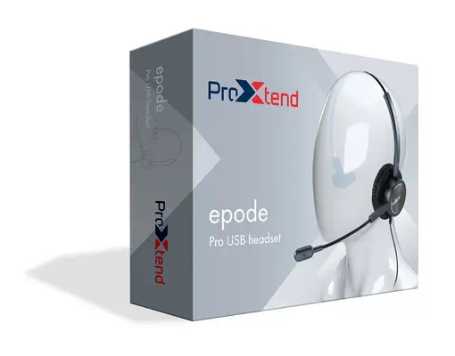 ProXtend Epode Casque Avec fil Arceau Appels/Musique Noir - Casque Micro - visuel 3