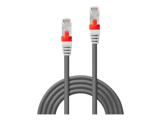 LINDY S/FTP Cat.6A Cable Grey 0.3m LSOH incl. Testprotocol - Lindy - Câble RJ et Fibre optique - visuel 2