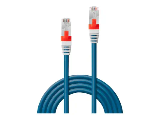LINDY S/FTP Cat.6A Cable Blue 1m LSOH incl. Testprotocol - Lindy - Câble RJ et Fibre optique - visuel 2