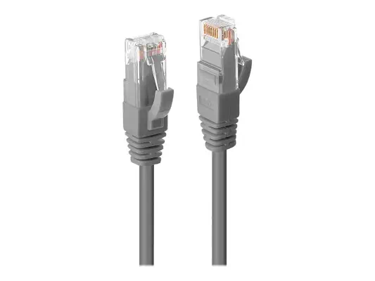 LINDY UTP Cat.6 Cable Grey 3.0m LSOH incl. Testprotocol - Lindy - Câble RJ et Fibre optique - visuel 2
