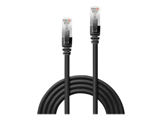 LINDY S/FTP Cat.6 Cable Black 7.5m LSOH incl. Testprotocol - Lindy - Câble RJ et Fibre optique - visuel 2