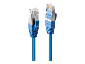Meilleur prix LINDY S/FTP Cat.6 Cable Blue 0.5m LSOH incl. Testprotocol