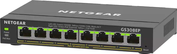8-Port Gigabit Ethernet PoE+ Plus Switch (GS308EP) - Netgear - Switchs et Hubs - visuel 2