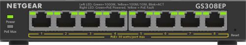 Achat NETGEAR 8PT GE Plus Switch W/POE+ sur hello RSE