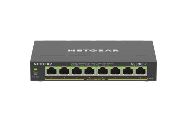 8-Port Gigabit Ethernet PoE+ Plus Switch (GS308EP) - Netgear - Switchs et Hubs - visuel 8