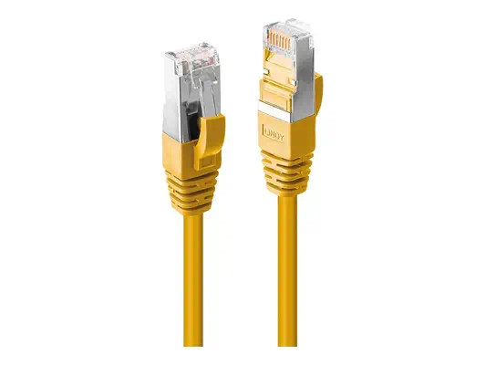 LINDY 5m Cat.6 S/FTP LSZH Cable Yellow - Lindy - Câble RJ et Fibre optique - visuel 2